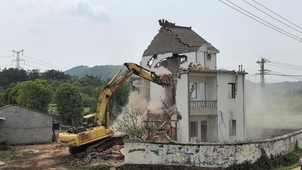 最后一戶(hù)拆除！江北港鐵路專(zhuān)用線(xiàn)項(xiàng)目征遷工作圓滿(mǎn)收官！